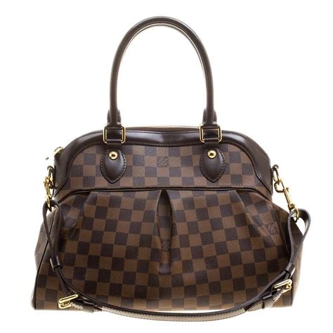 louis vuitton damier ebene canvas trevi pm|louis vuitton checkered.